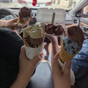 Ice Cream Celebrations After A Long Garage Sale Day