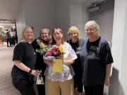 Celebrating Megan After Her Amazing Performance In A Play! 